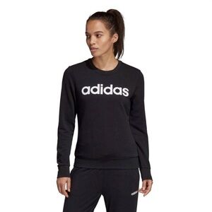 Adidas Women's Black Crew Neck Sweater